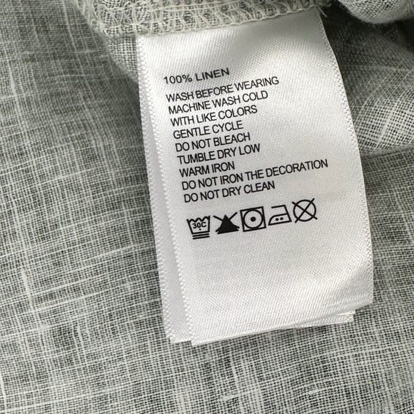 Tommy Bahama Men's Sea Glass Breezer Green Linen Shirt NWOT - Picture 6 of 6